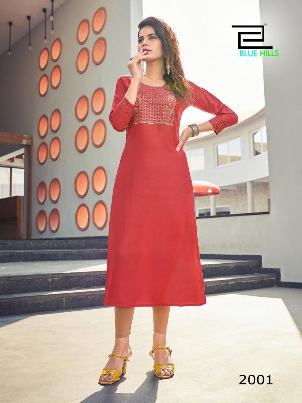 Blue Hills Colorbar Vol 20 Plus Size Viscose Designer Kurti Collection